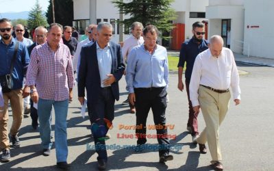Επίσκεψη του υπουργού Περιβάλλοντος και Ενέργειας Π. Σκουρλέτη στη Μεγαλόπολη