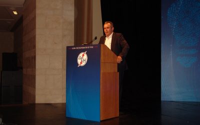 Ο πρόεδρος της ΓΕΝΟΠ/ΔΕΗ στην κοπή πίτας της ΔΕΗ ΑΕ