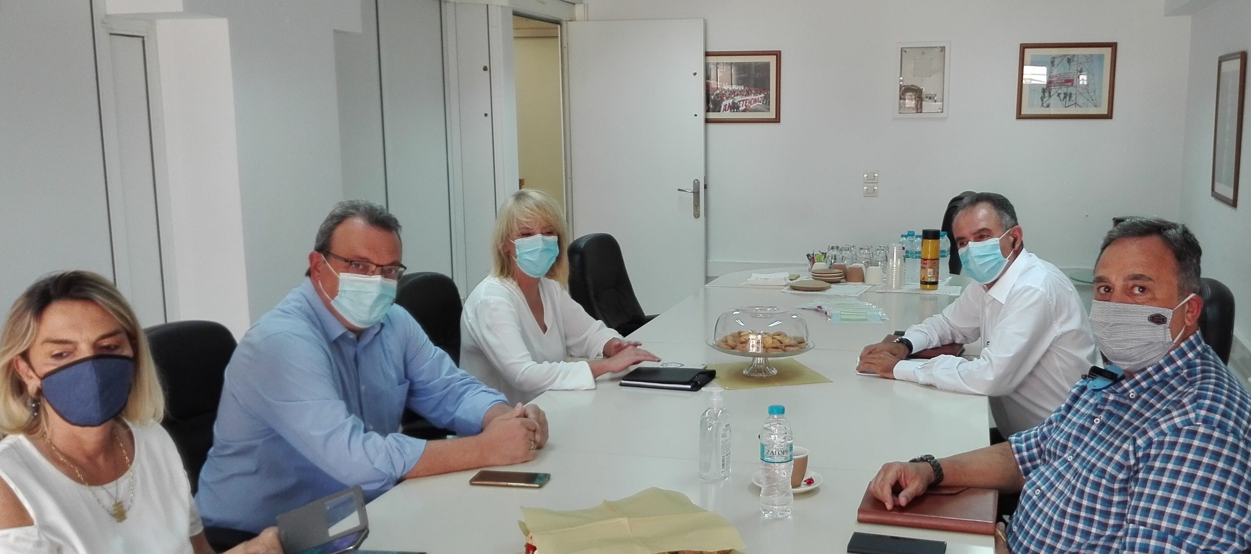 Επίσκεψη αντιπροσωπείας του ΣΥΡΙΖΑ στη ΓΕΝΟΠ/ΔΕΗ