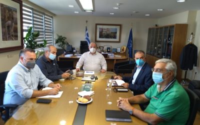 Συνάντηση της ΓΕΝΟΠ/ΔΕΗ με τον πρόεδρο της ΓΣΕΒΕΕ Γ. Καββαθά