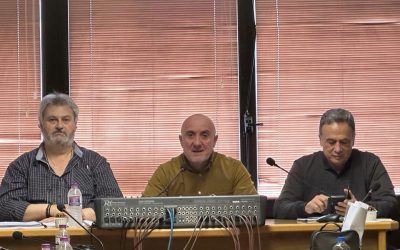 Στη συνεδρίαση του Δ.Σ. του Σωματείου «Σπάρτακος» παραβρέθηκε ο Πρόεδρος της ΓΕΝΟΠ/ΔΕΗ Αντώνης Καρράς