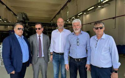 Στα εγκαίνια του Κέντρου Υπερυψηλής Τάσης Κορίνθου του ΑΔΜΗΕ, το Προεδρείο της ΓΕΝΟΠ/ΔΕΗ