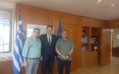 Με τον Υπουργό Περιβάλλοντος και Ενέργειας κ. Θόδωρο Σκυλακάκη συναντήθηκε το προεδρείο της ΓΕΝΟΠ-ΔΕΗ